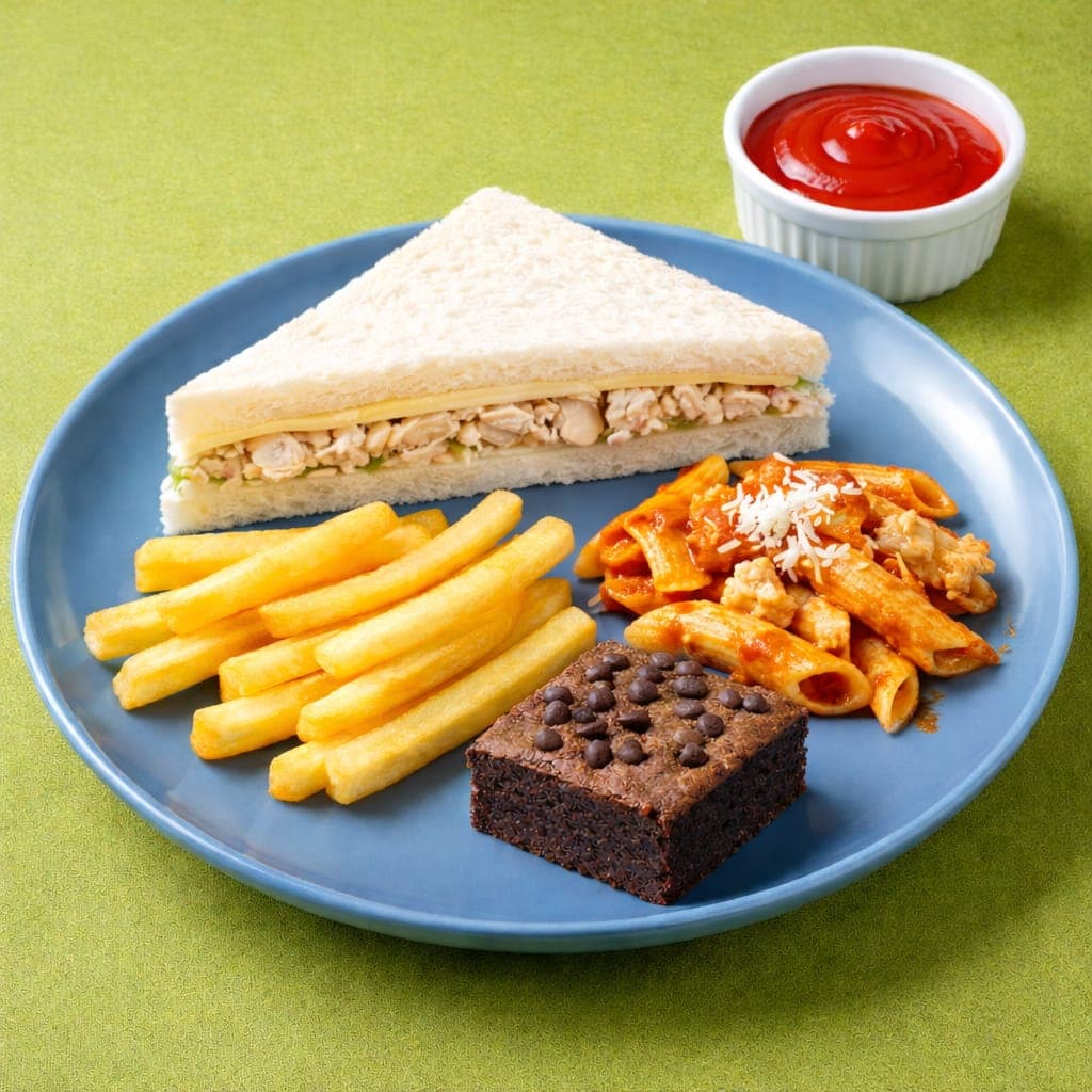 Chicken Sandwich & Pasta Combo